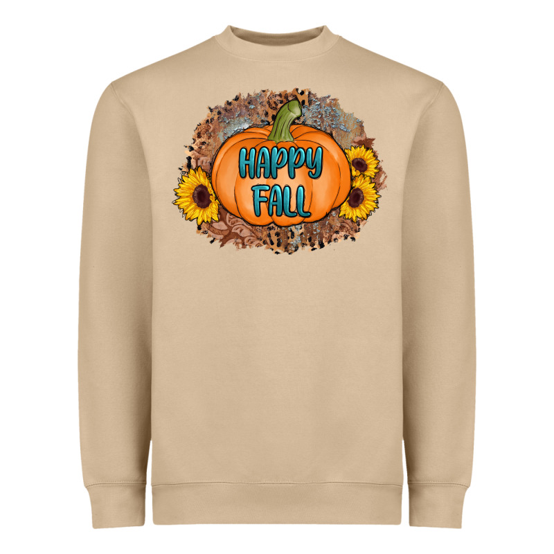 Happy Fall Heavyweight Sweatshirt by AdoDesignShop | Teevron
