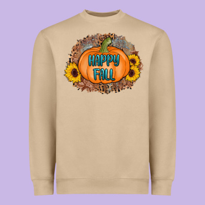 Happy Fall Heavyweight Sweatshirt Designed By Adodesignshop