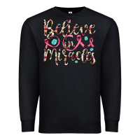 Black believe in miracles Premium Sweatshirt - JahusDesignShop