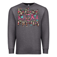 Charcoal Heather believe in miracles Premium Sweatshirt - JahusDesignShop