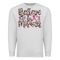 Dove Grey believe in miracles Premium Sweatshirt - JahusDesignShop