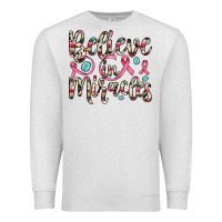Oatmeal Heather believe in miracles Premium Sweatshirt - JahusDesignShop