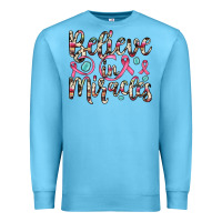 Ocean Blue believe in miracles Premium Sweatshirt - JahusDesignShop