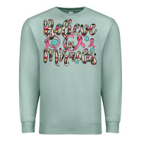 Seafoam believe in miracles Premium Sweatshirt - JahusDesignShop