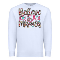 White believe in miracles Premium Sweatshirt - JahusDesignShop