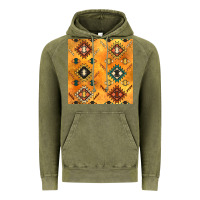 Vintage Olive native american aztec seamless pattern 4 Vintage Hoodie - BundleAndBundleShop