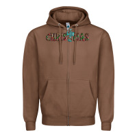 Chestnut christmas cross Zipper Hoodie - AdoDesignShop