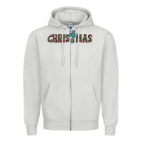 Christmas Cross Zipper Hoodie | Teevron