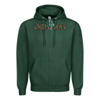 Sports Green christmas cross Zipper Hoodie - AdoDesignShop