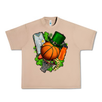 Burro St. Patrick's Day Basketball Urban Heavy Tee - FaDigitalArtStudio