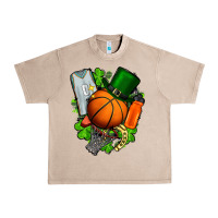 French Oak St. Patrick's Day Basketball Urban Heavy Tee - FaDigitalArtStudio