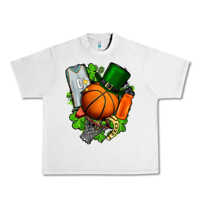 St. Patrick's Day Basketball Urban Heavy Tee by FaDigitalArtStudio | Teevron