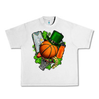 Lunar Rock St. Patrick's Day Basketball Urban Heavy Tee - FaDigitalArtStudio