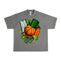 Tornado St. Patrick's Day Basketball Urban Heavy Tee - FaDigitalArtStudio