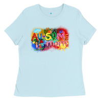 Au-some Mom Autism Ladies Tee | Teevron