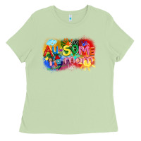 Matcha Au-some mom Autism Ladies Tee - FaDigitalArtStudio