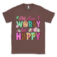 Chestnut Don't worry be happy Easter Day Classic Tee - HowdyJamesFarm