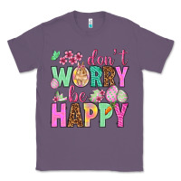 Lavender Don't worry be happy Easter Day Classic Tee - HowdyJamesFarm