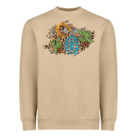 Mushroom horseshoe leopard gemstone cactus patch Heavyweight Sweatshirt - AdoDesignShop