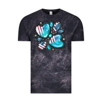 Cloud Black American gemstone Vintage Tee - FaDigitalArtStudio