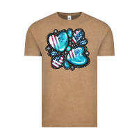 Vintage Coffee American gemstone Vintage Tee - FaDigitalArtStudio