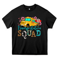 Black transportation squad school bus Heavy Core Tee - Jasminsmagicworld