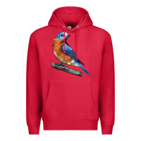 Cardinal Eastern Bluebird Premium Hoodie - LillyAllenDesigns