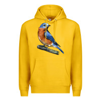 Lemon Eastern Bluebird Premium Hoodie - LillyAllenDesigns