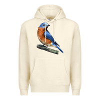 Sandshell Eastern Bluebird Premium Hoodie - LillyAllenDesigns
