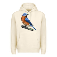 Tofu Eastern Bluebird Premium Hoodie - LillyAllenDesigns