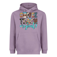 Lavender coffee teach repeat Heavyweight Hoodie - JahusDesignShop