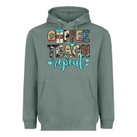 Sage coffee teach repeat Heavyweight Hoodie - JahusDesignShop