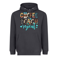 Smoke coffee teach repeat Heavyweight Hoodie - JahusDesignShop