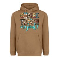 Toasted Coconut coffee teach repeat Heavyweight Hoodie - JahusDesignShop