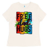 Bone free dad hugs Ladies Tee - OliviaCreatesArt