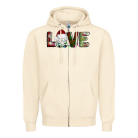 Sandshell love christmas gnome Zipper Hoodie - AdoDesignShop