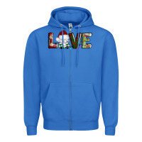 True Royal love christmas gnome Zipper Hoodie - AdoDesignShop
