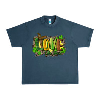 Midnight Navy love like jesus st. patricks Urban Heavy Tee - FaDigitalArtStudio