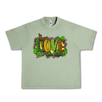 Oil Green love like jesus st. patricks Urban Heavy Tee - FaDigitalArtStudio
