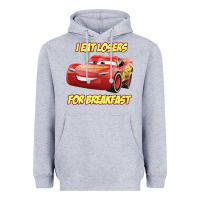 Heather Grey movie cartoon cars Heavyweight Hoodie - DesigneFamous