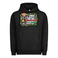 Pigment Black all i want for christmas is a cow Urban Hoodie - RanaPortraitStore