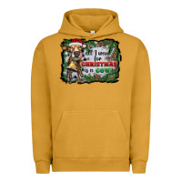 Pigment Peanut Butter all i want for christmas is a cow Urban Hoodie - RanaPortraitStore