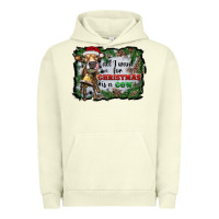 Pigment Pistachio all i want for christmas is a cow Urban Hoodie - RanaPortraitStore