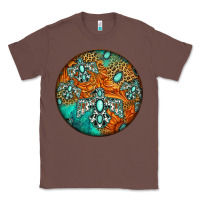 Chestnut western pattern circle Classic Tee - Jasminsmagicworld