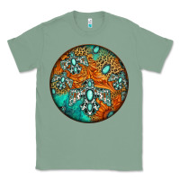 Sage western pattern circle Classic Tee - Jasminsmagicworld