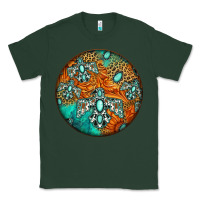 Sports Green western pattern circle Classic Tee - Jasminsmagicworld