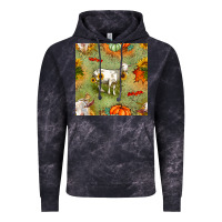 Cloud Black fall goats seamless pattern Vintage Hoodie - BundleAndBundleShop