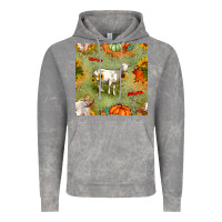 Cloud Rock fall goats seamless pattern Vintage Hoodie - BundleAndBundleShop