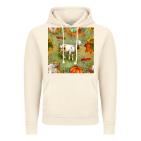Vintage Artic fall goats seamless pattern Vintage Hoodie - BundleAndBundleShop