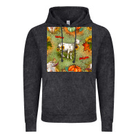 Vintage Black fall goats seamless pattern Vintage Hoodie - BundleAndBundleShop
